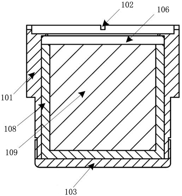 Crystal module and space-borne photoelectric detection unit containing the crystal module