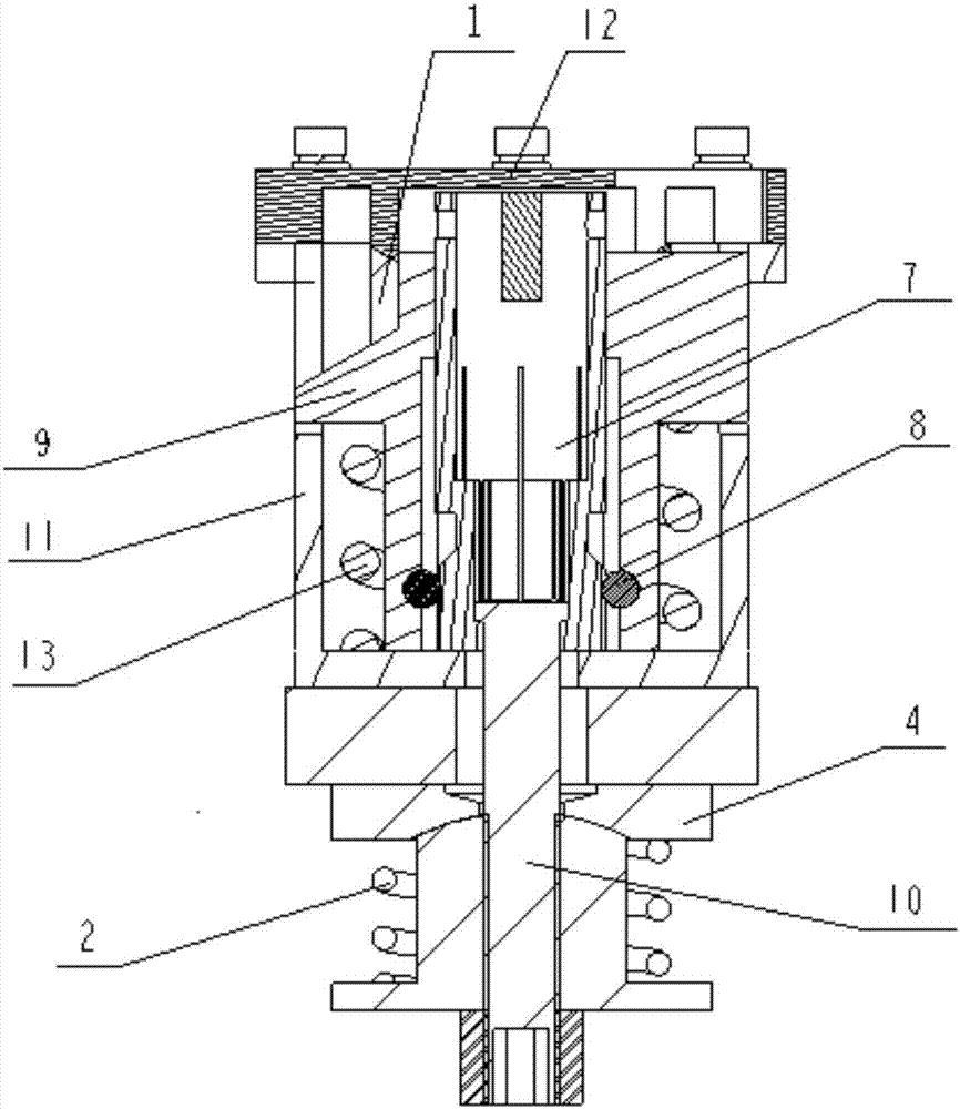 A space-borne locking and releasing device driven by memory alloy