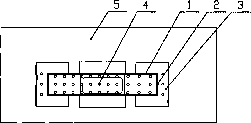 External baffle insertion type pot opening