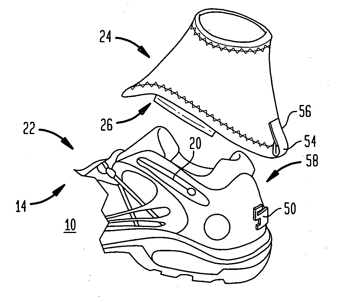 Removable shoe coverings