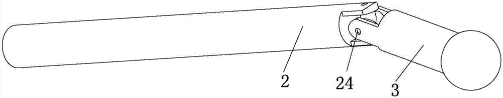 A medical grinding power device with angle adjustment function