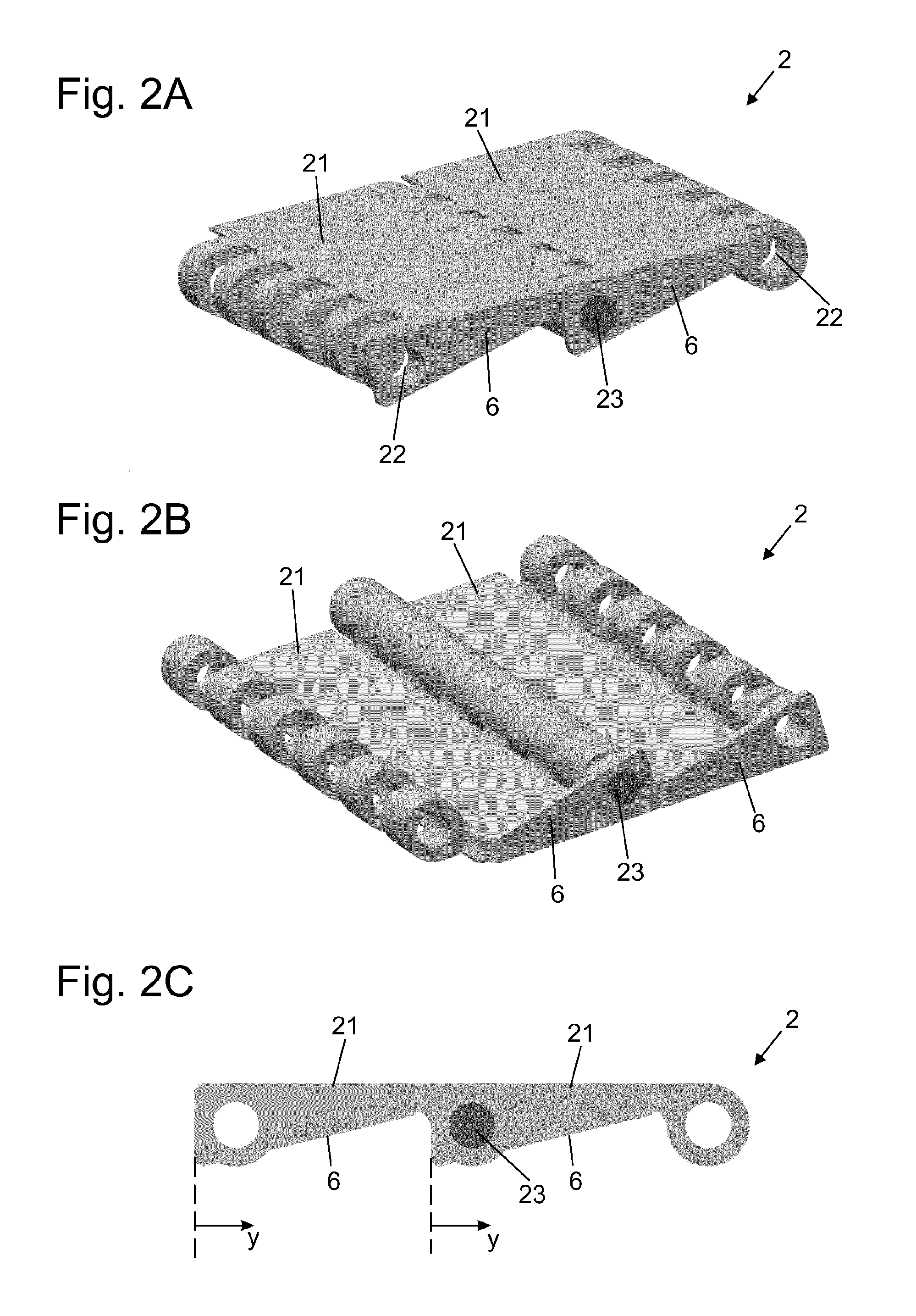 Method of operating a radiographic inspection system with a modular conveyor chain