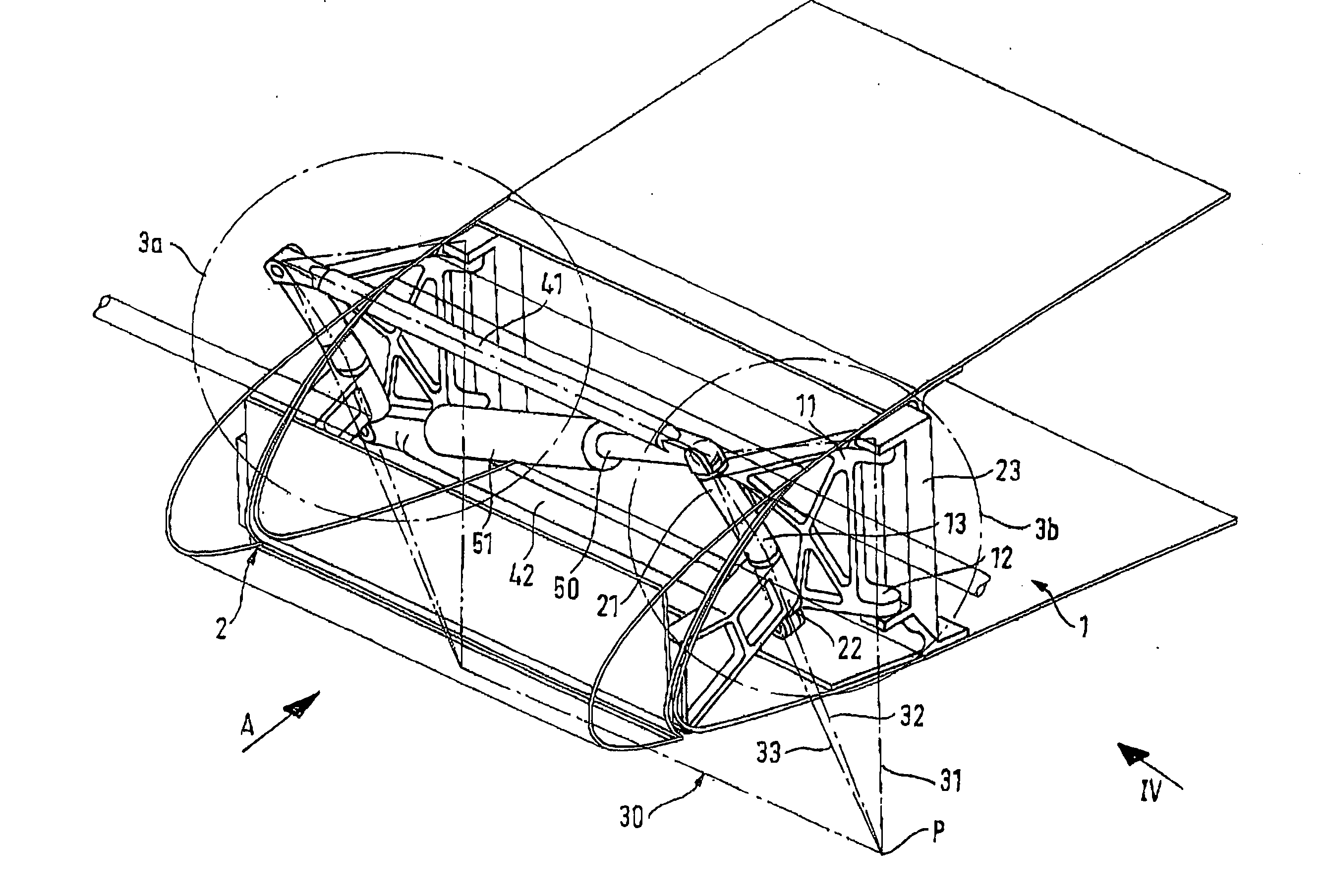 Aircraft wing with extendible nose flap