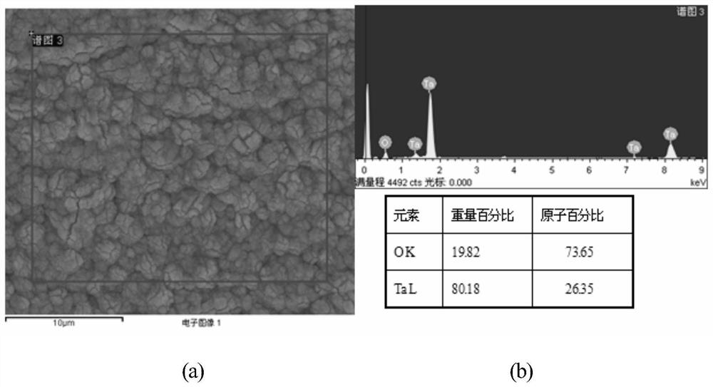 A kind of preparation method of body centered cubic tantalum coating