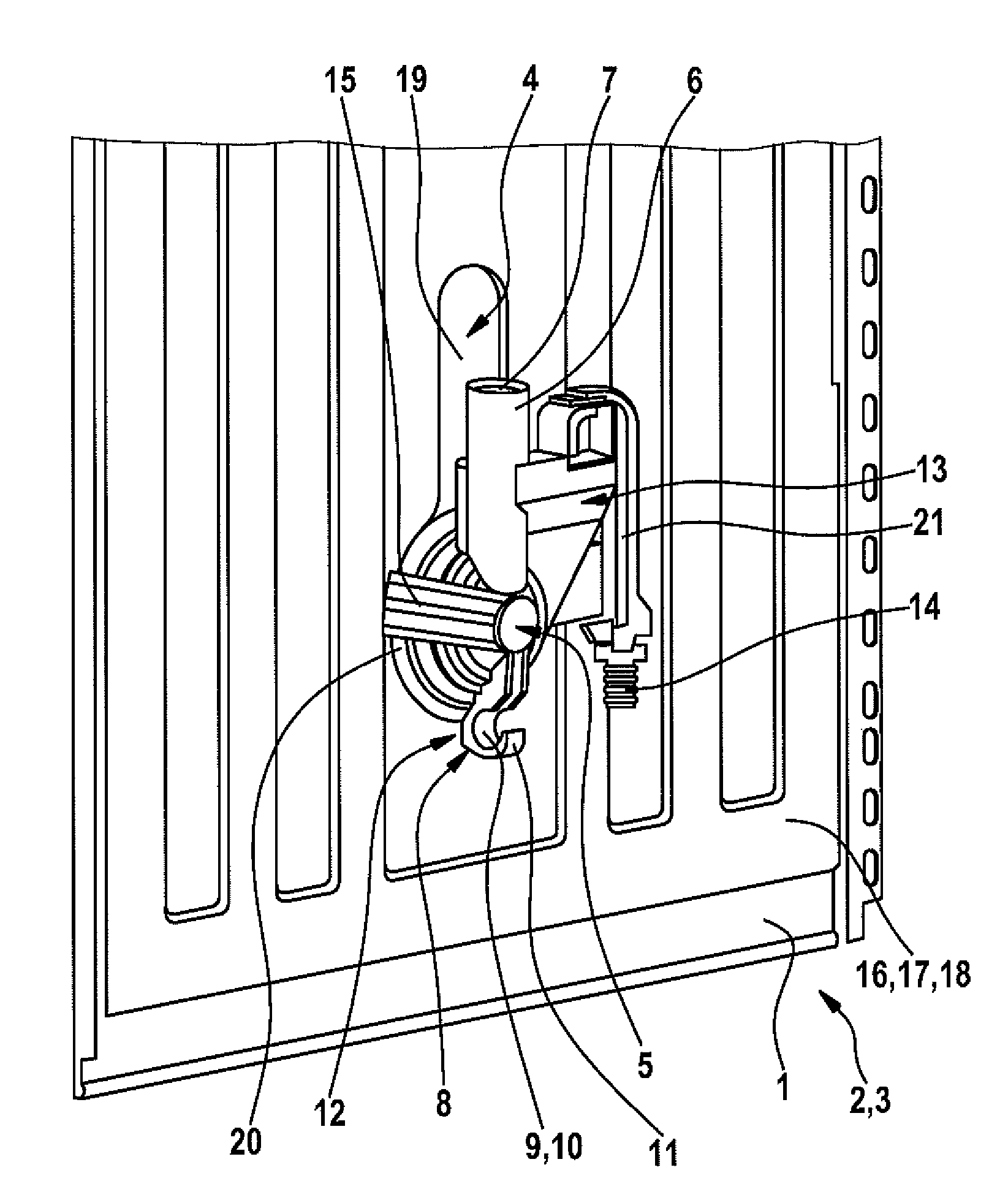 Water-conducting domestic appliance