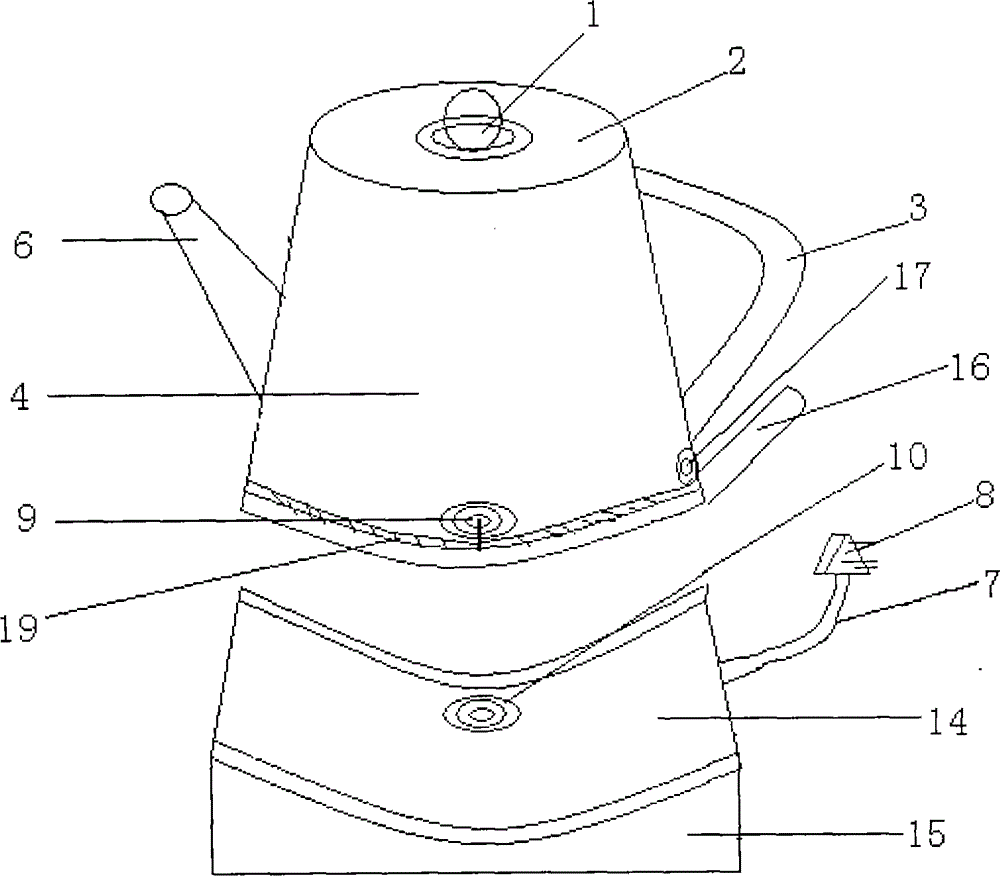 Safety multi-protective electric kettle