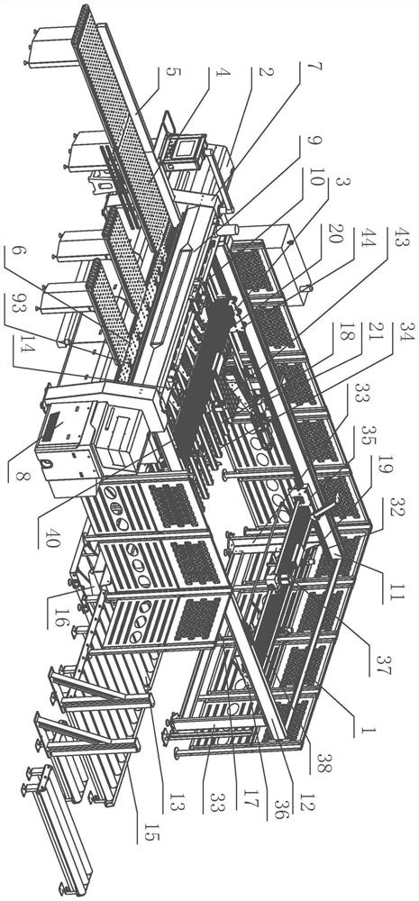 High-speed computerized panel saw, control system and processing method