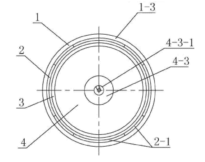 Outer rotor rotary type magnetic fluid travelling wave pump