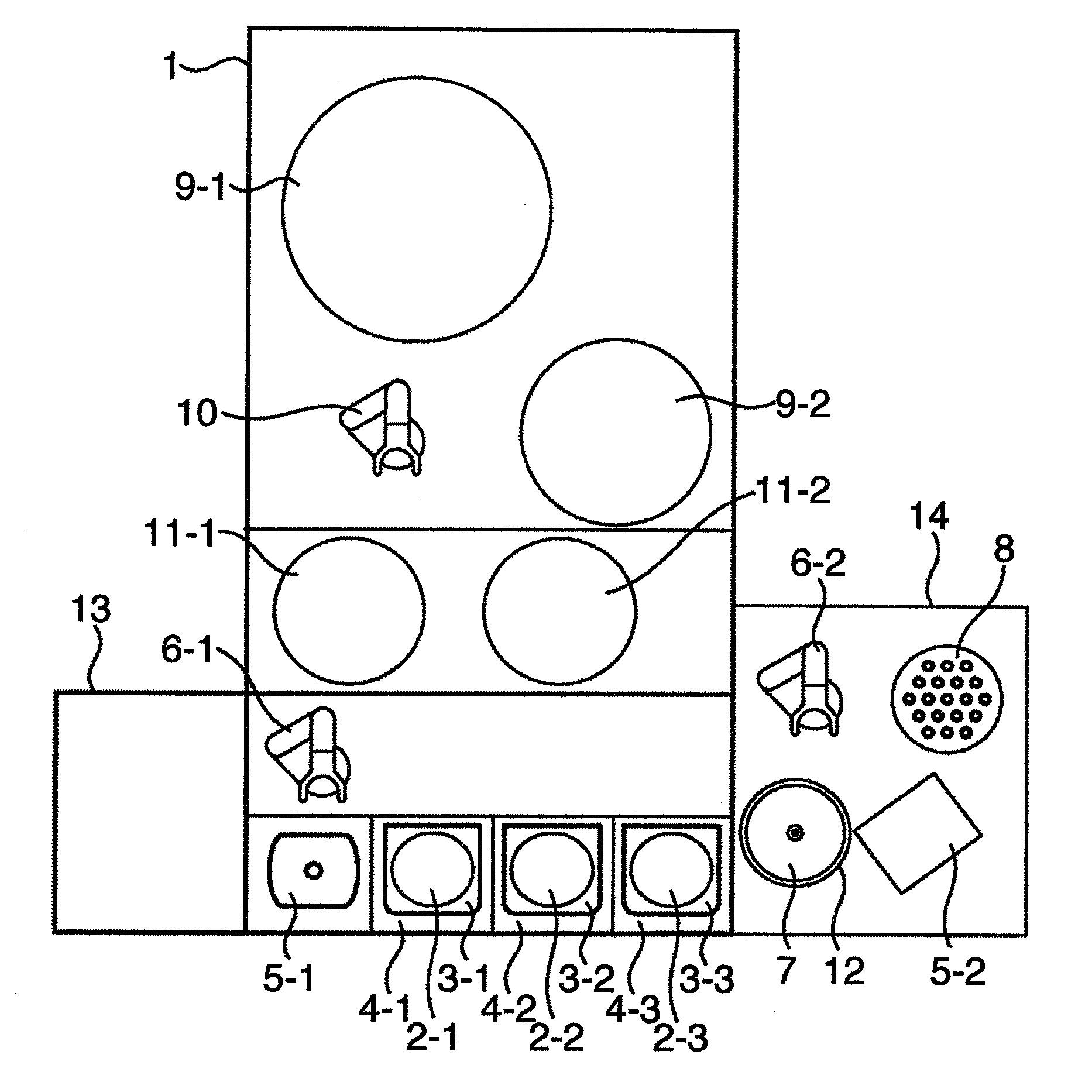 Vacuum processing apparatus and vacuum processsing method