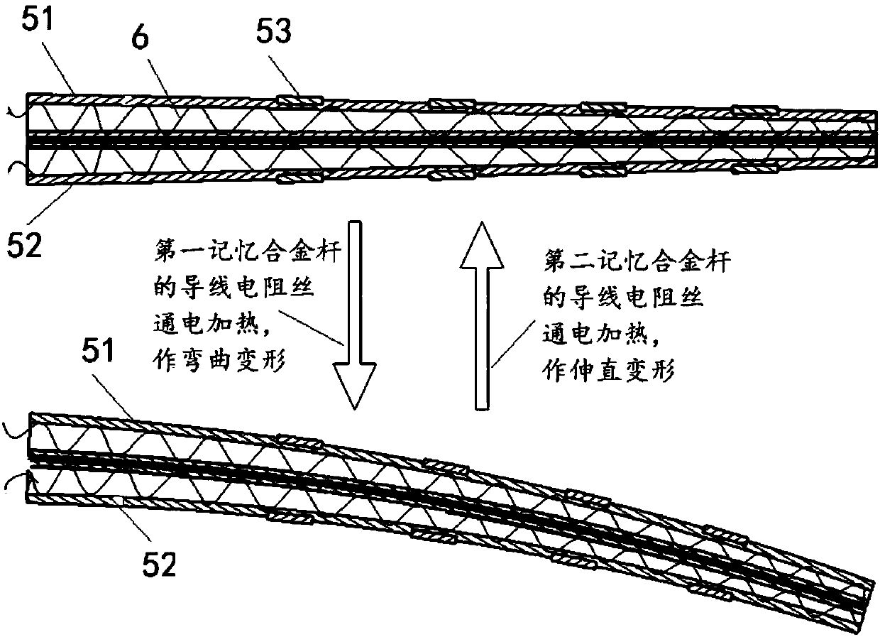 Wing leading edge continuous bending structure