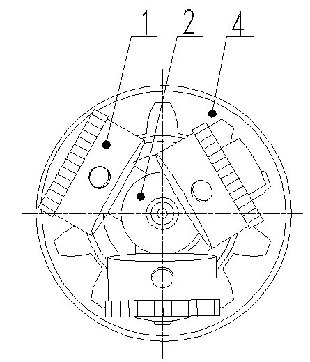 Planetary gear spherical surface measuring device