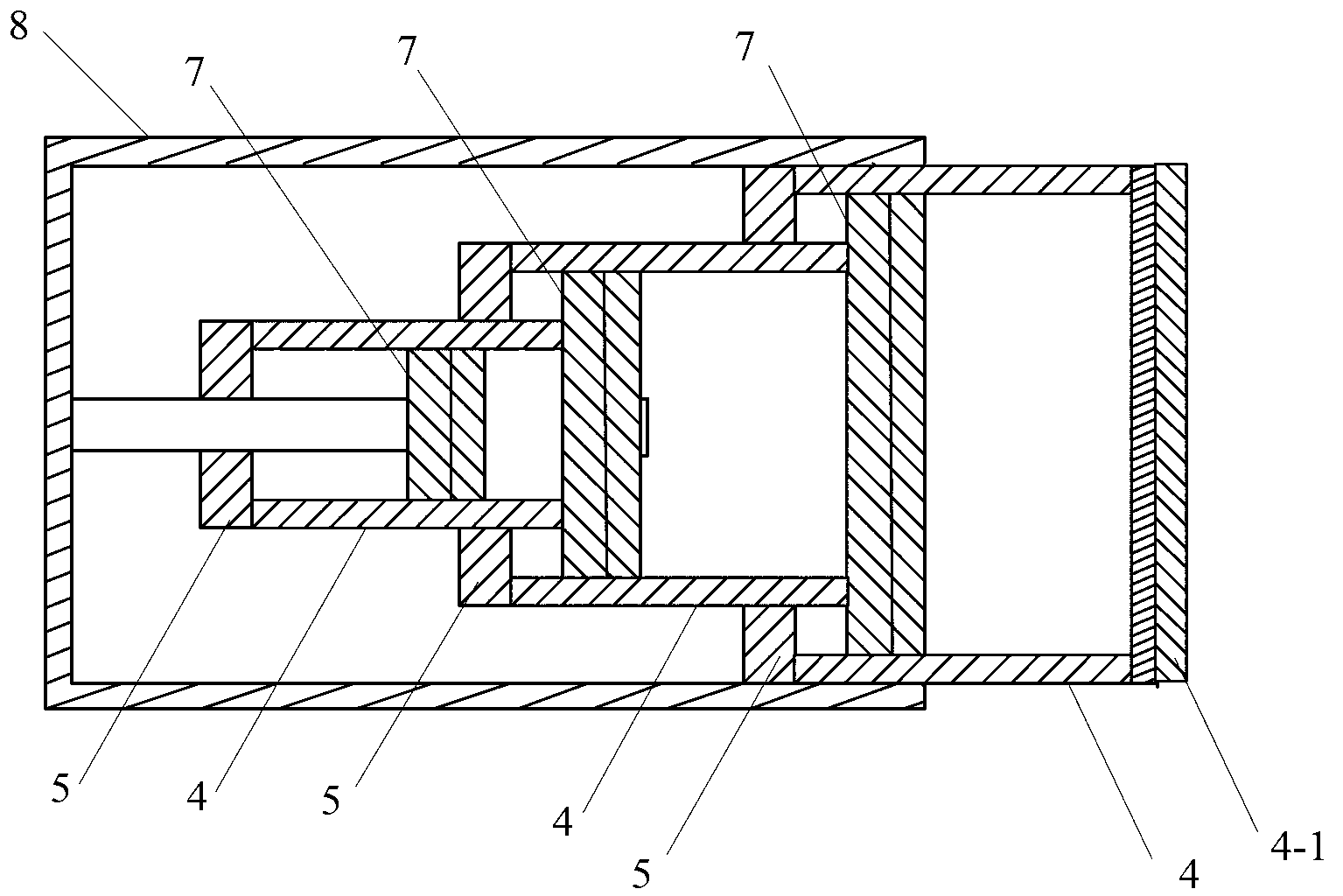 Operating method of buffer for adjusting piston motion according to impact pressure