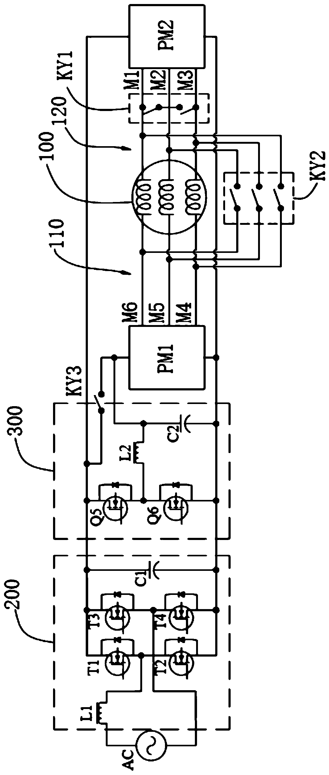 Motor driving control circuit, driving method, circuit board and air conditioner