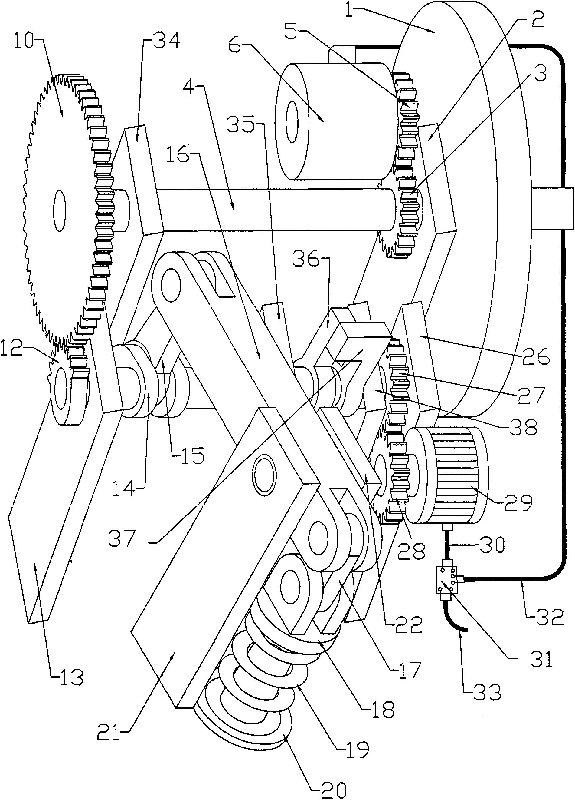 Energy machine of electric energy circulating machine