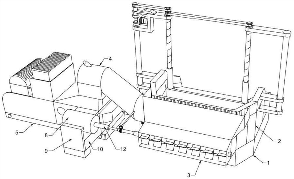 Energy-saving and environment-friendly water conservancy project river channel garbage treatment device