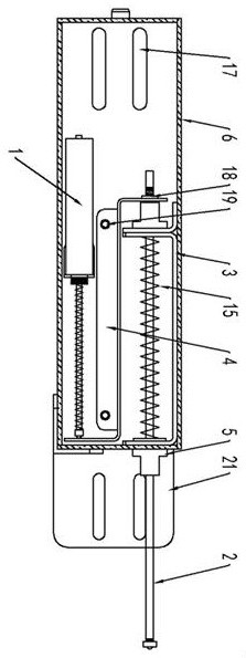 Railway yard anti-slip parking device brake rail gauge and gap detection device