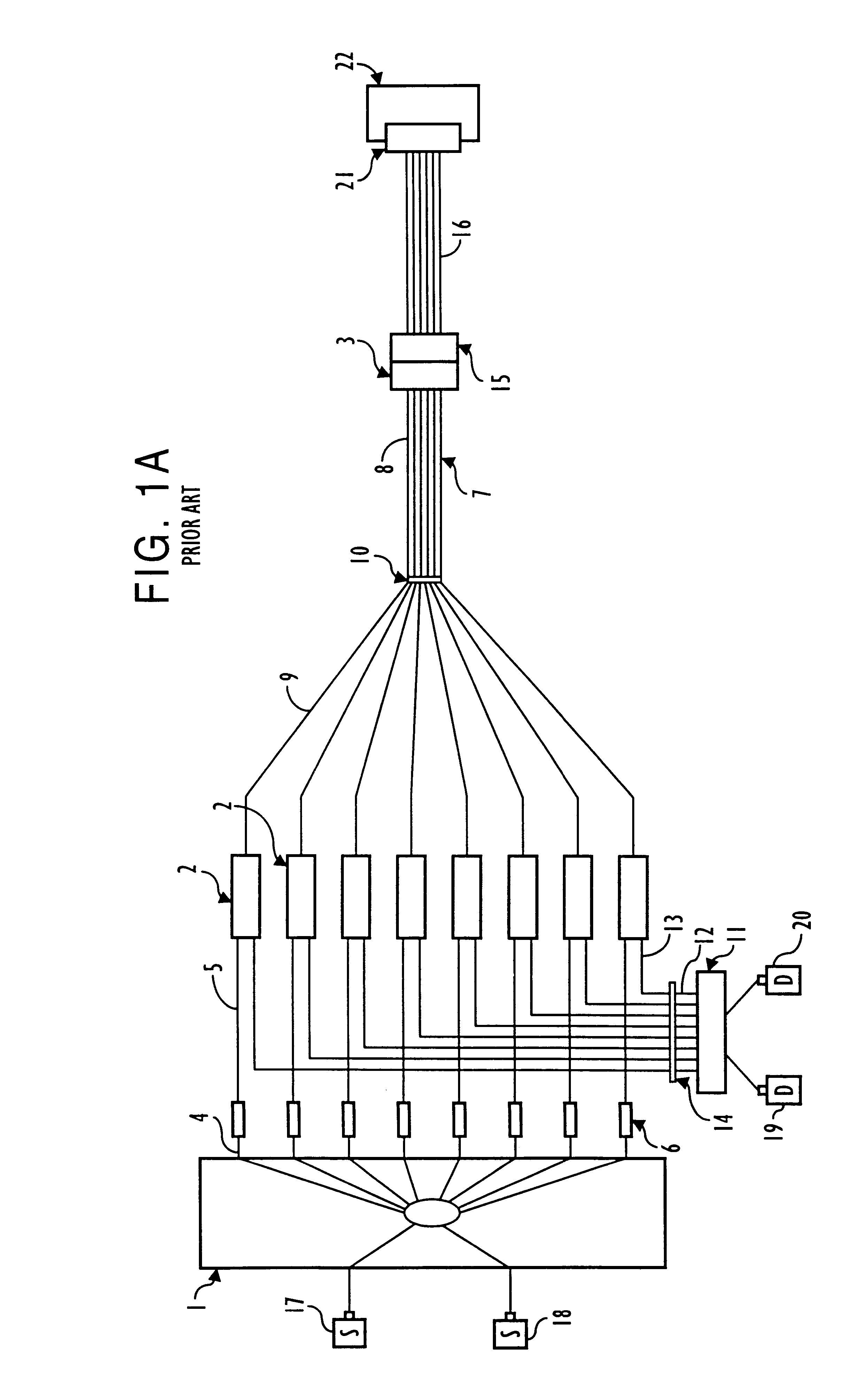 Apparatus and method for testing optical fiber system components