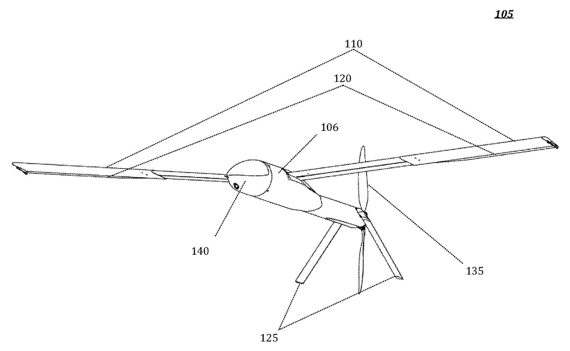 Aerial vehicle with deployable components