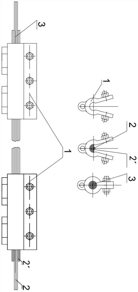 Bundled steel wire core rod as well as metal pipe wall-reducing extension method and device