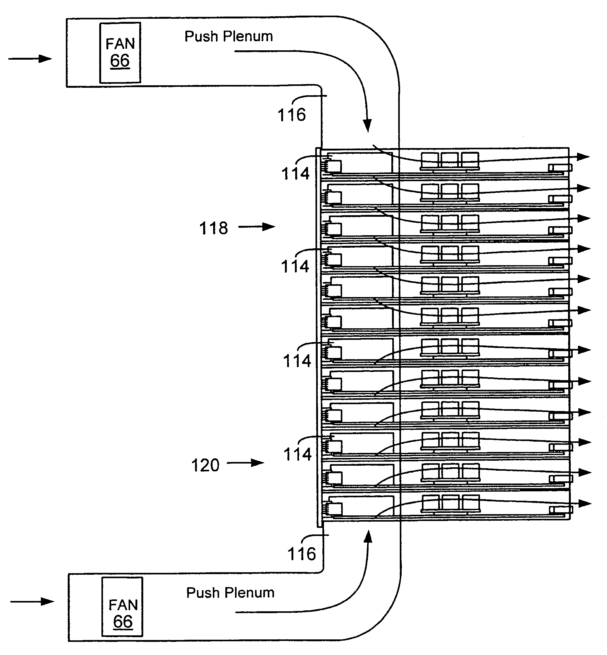 Apparatus and methods for cooling network switches