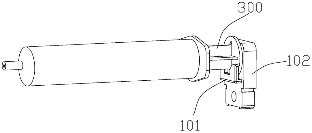 Injector clamping device