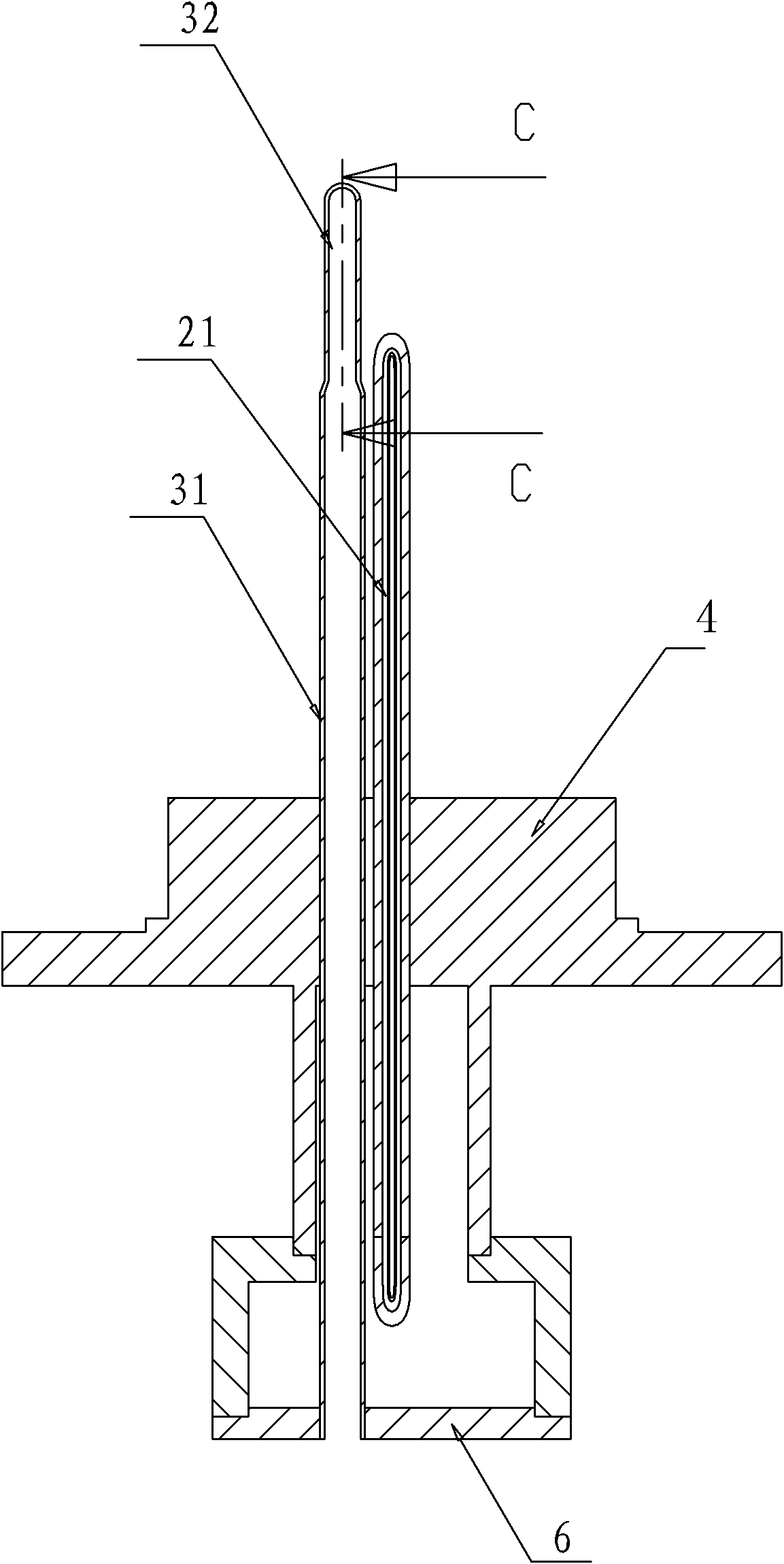 Total temperature/total pressure and static probe