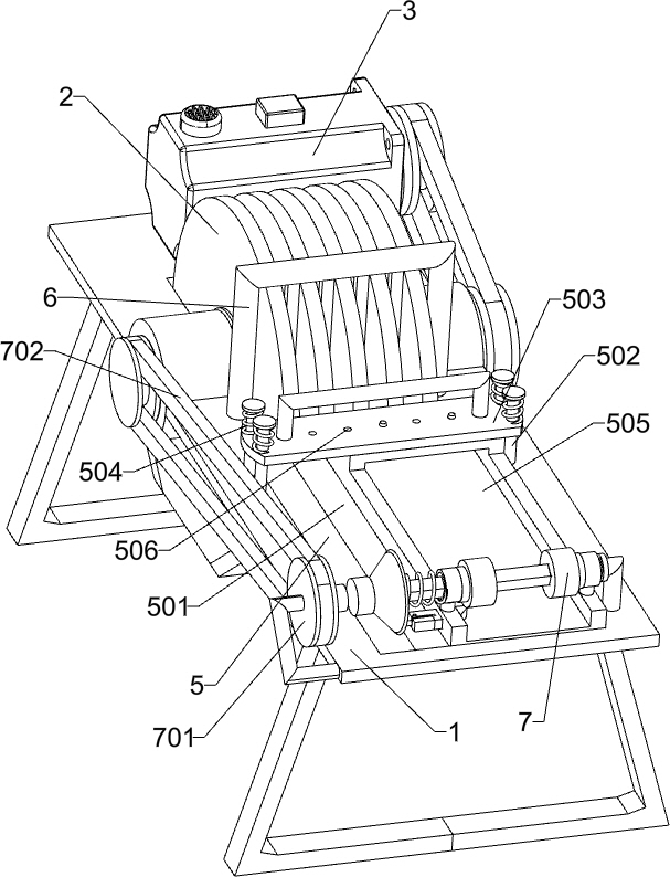 Clamping and mortising slotting device for bird cage