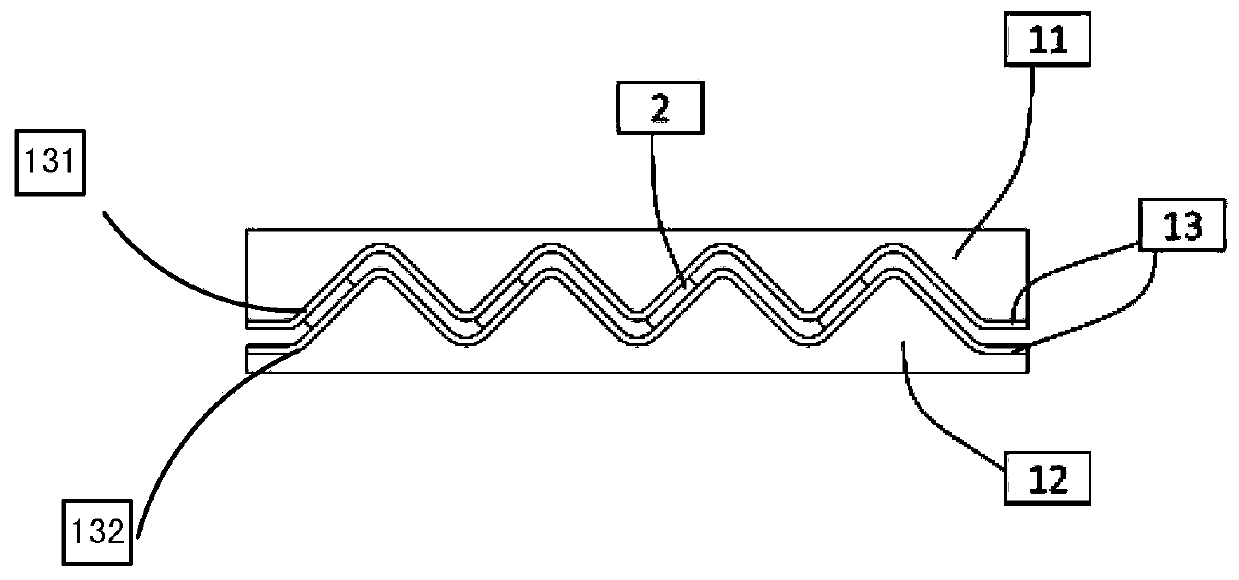 Flexible ultrasonic probe and ultrasonic diagnosis device and method thereof