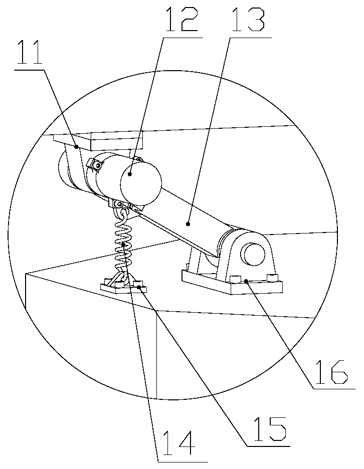 To-ground aiming mechanism used for space camera