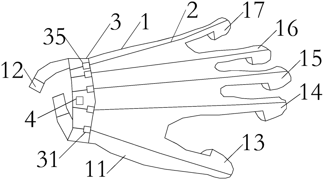 Hand part muscle strength exercise device