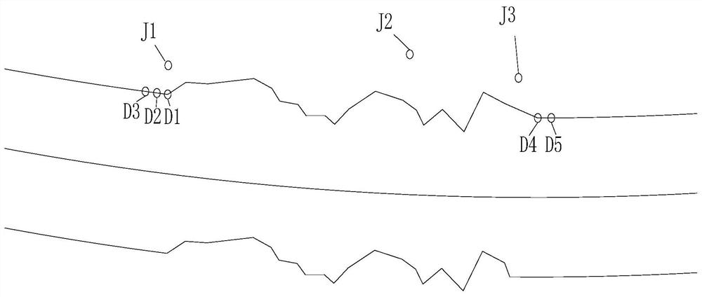 Editing method and editing device for edge line of retinal blood vessel