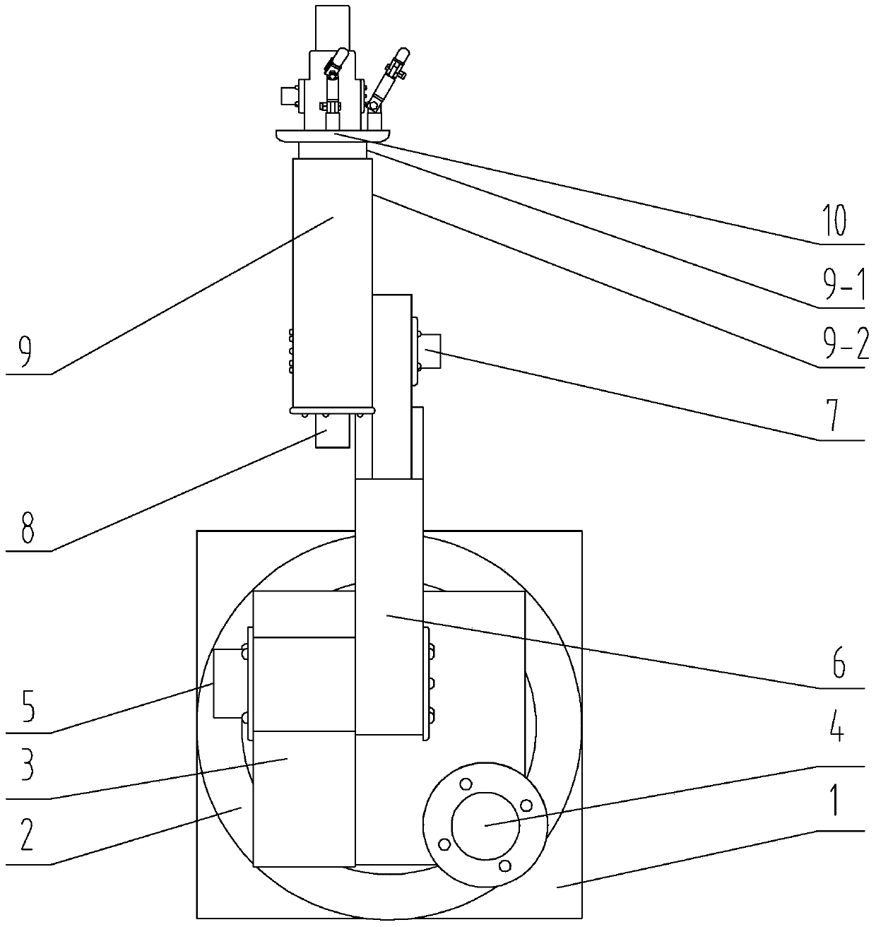 A laser fixing device and a method for realizing temperature self-adaptation by using the device