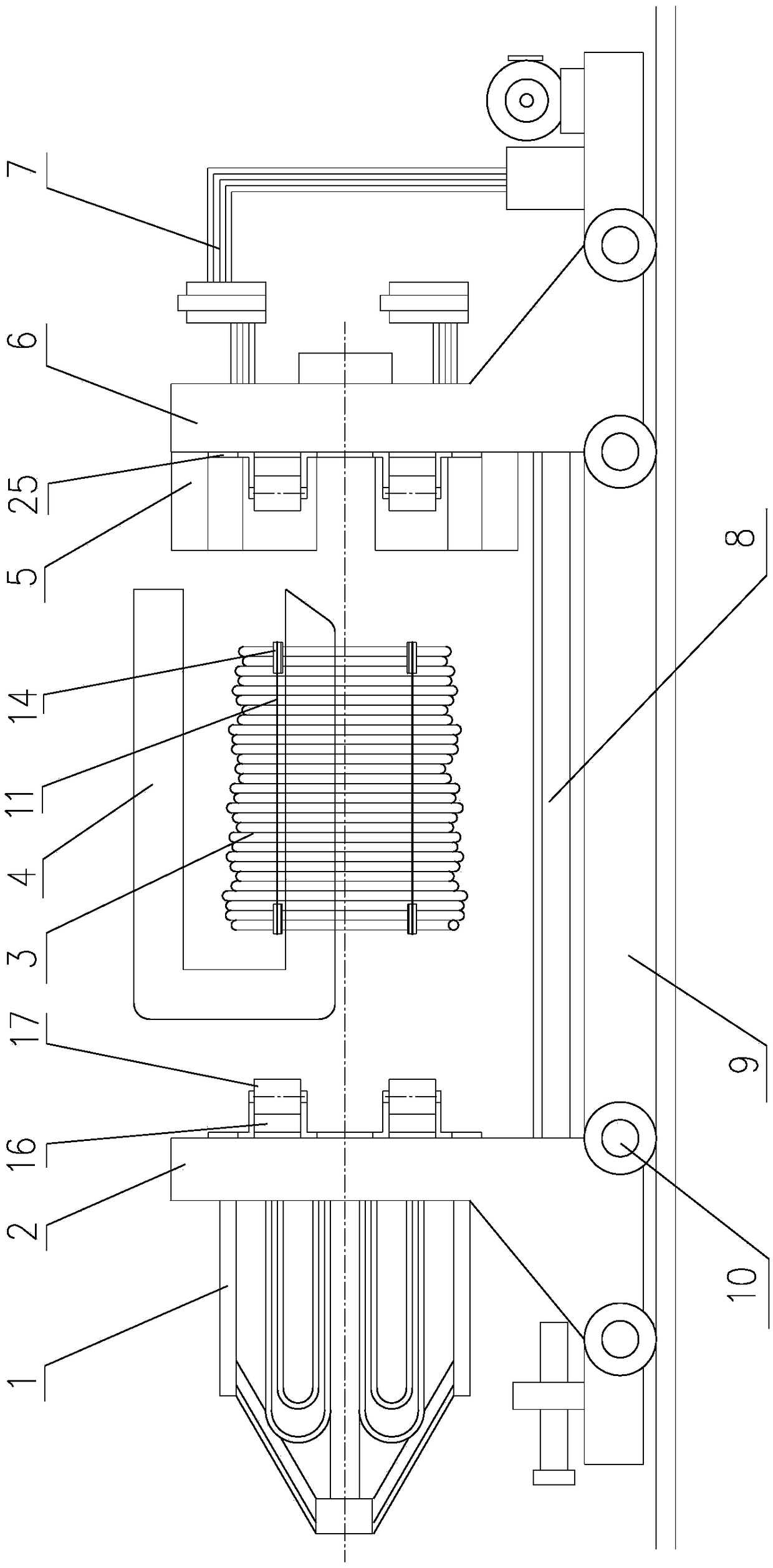 Gasket placement mechanism of high speed wire rod baling machine and gasket structure