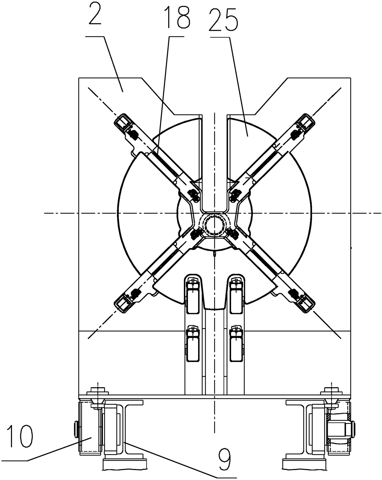 Gasket placement mechanism of high speed wire rod baling machine and gasket structure