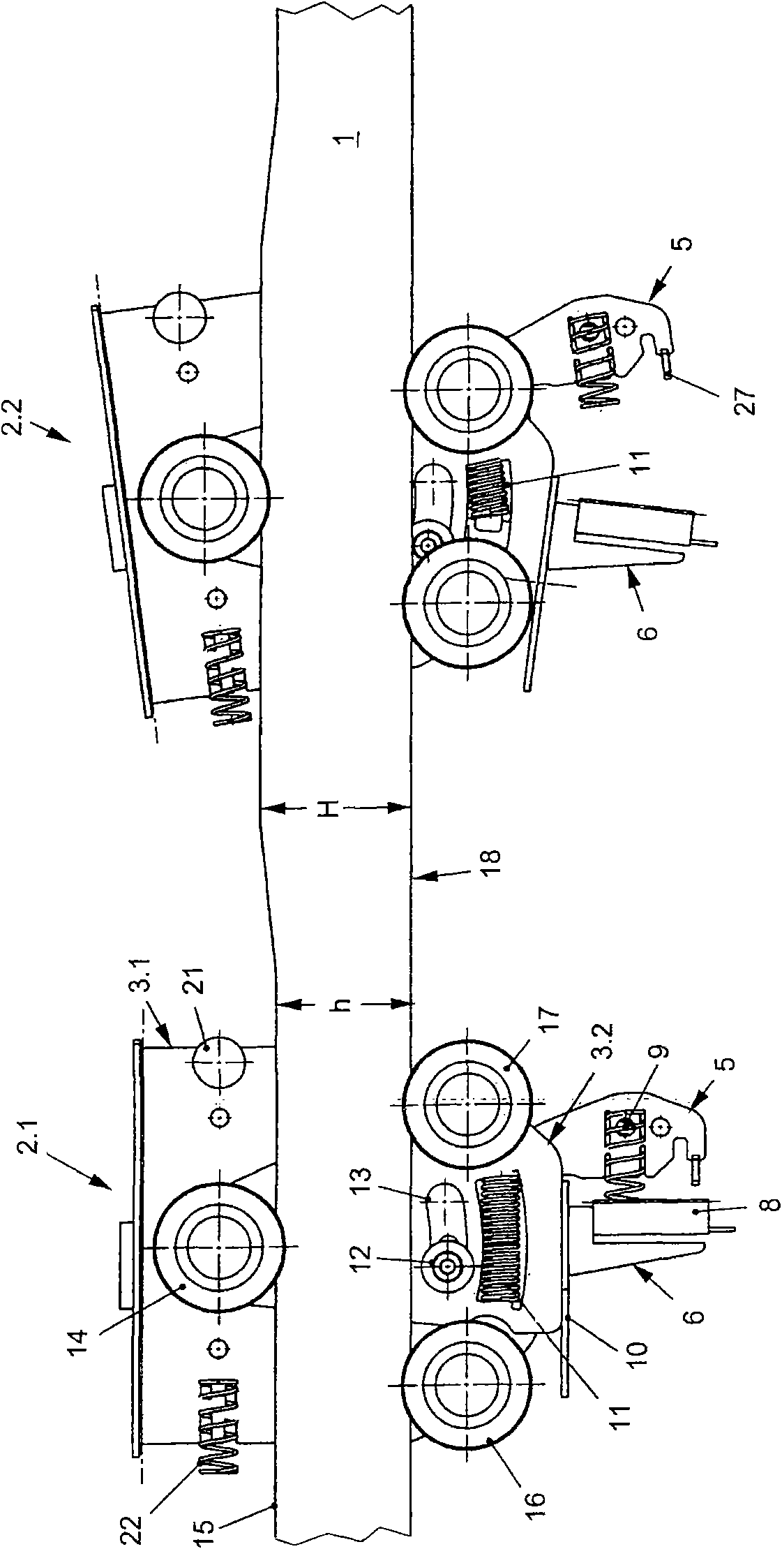 Method for conveying objects