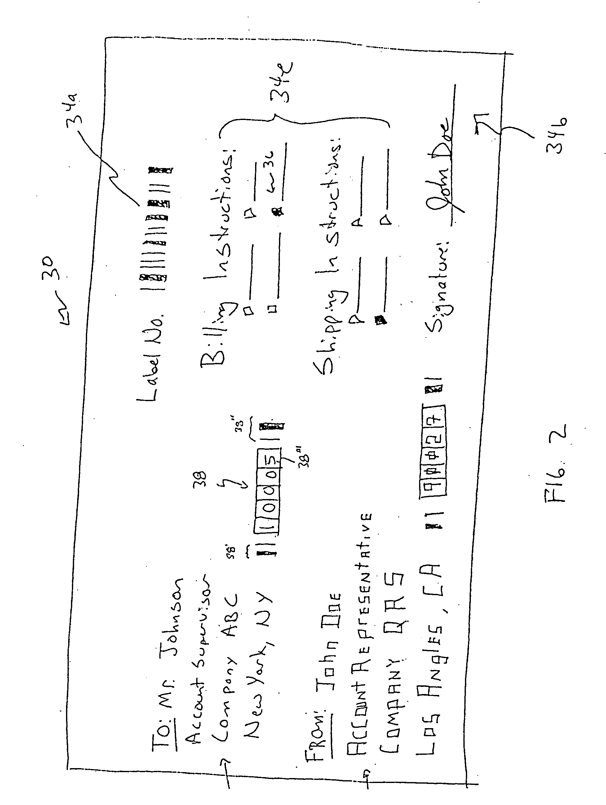 System and method to automatically discriminate between a signature and a barcode
