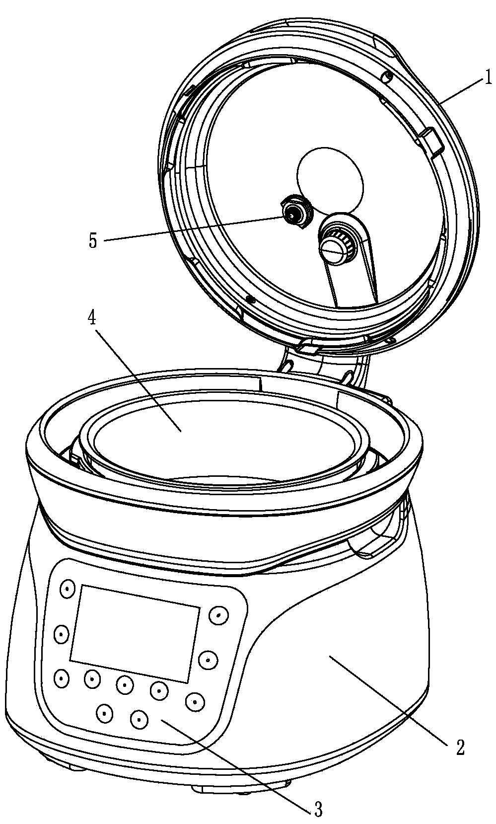 Electric pressure cooker for finely cooking rice and control method thereof
