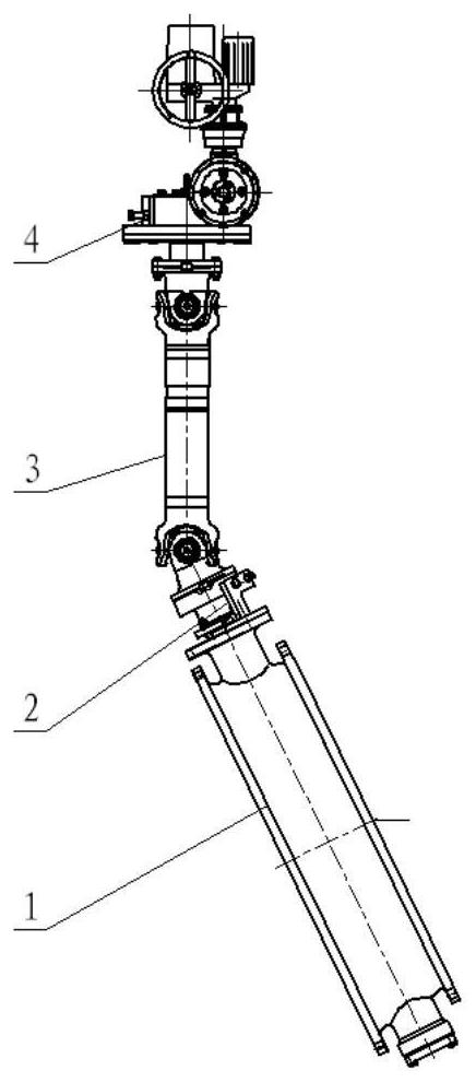 Novel valve driving structure for limited space