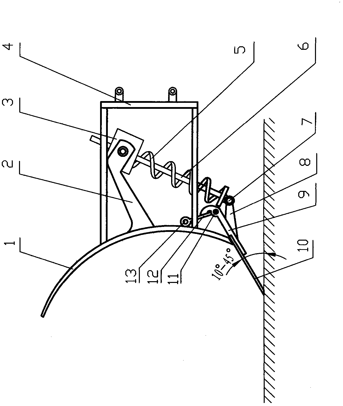 Road deicing and snow removing shovel and manufacturing method thereof