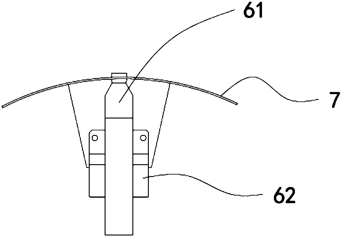 A pressing treatment device and method for material processing