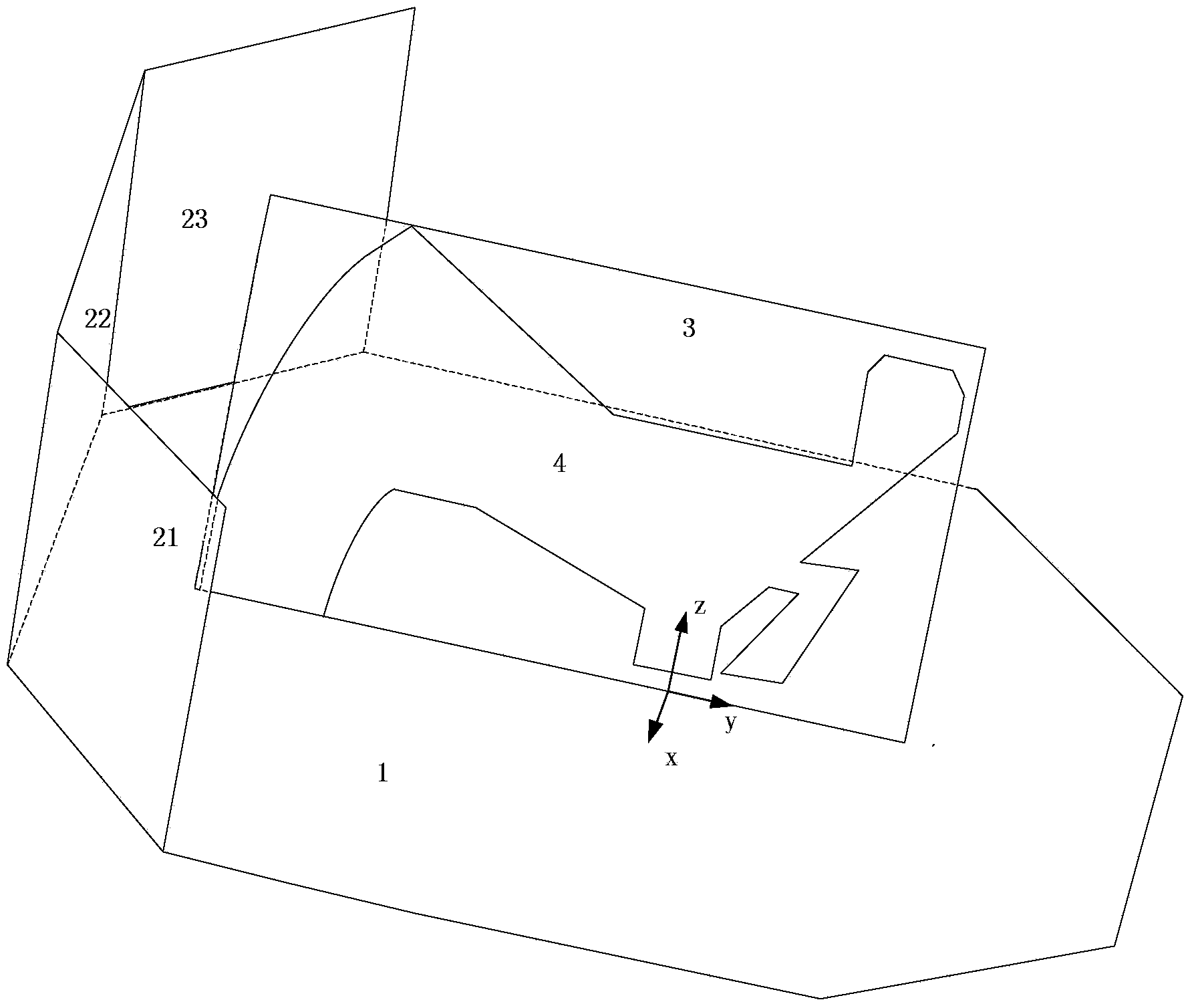 Dual-frequency wide-band antenna for ubiquitous wireless communication nodes