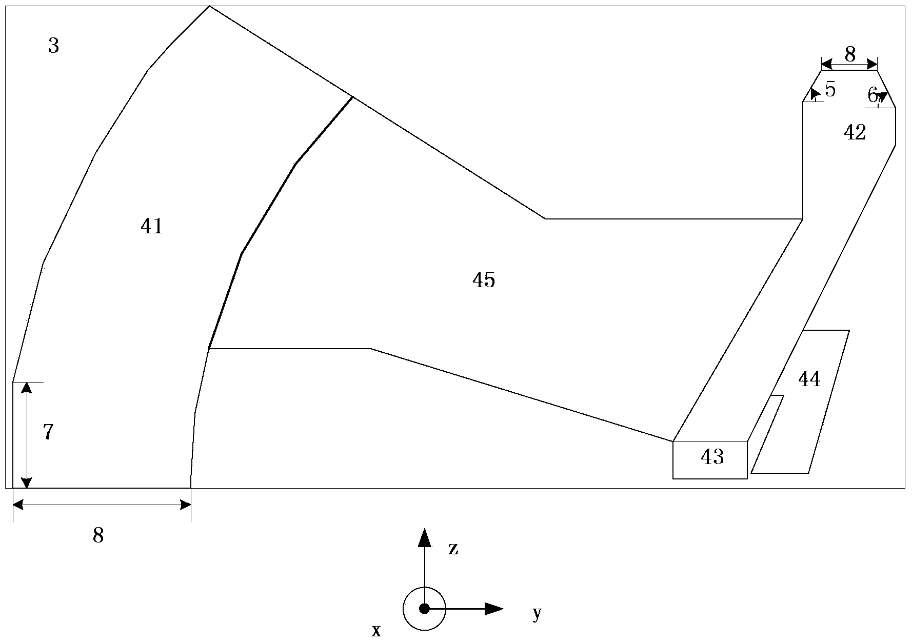 Dual-frequency wide-band antenna for ubiquitous wireless communication nodes