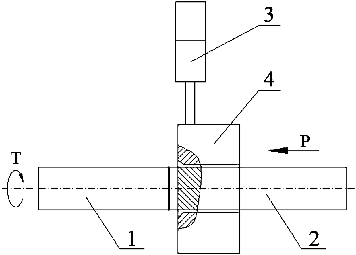 Ultrasonic vibration assisted friction welding method