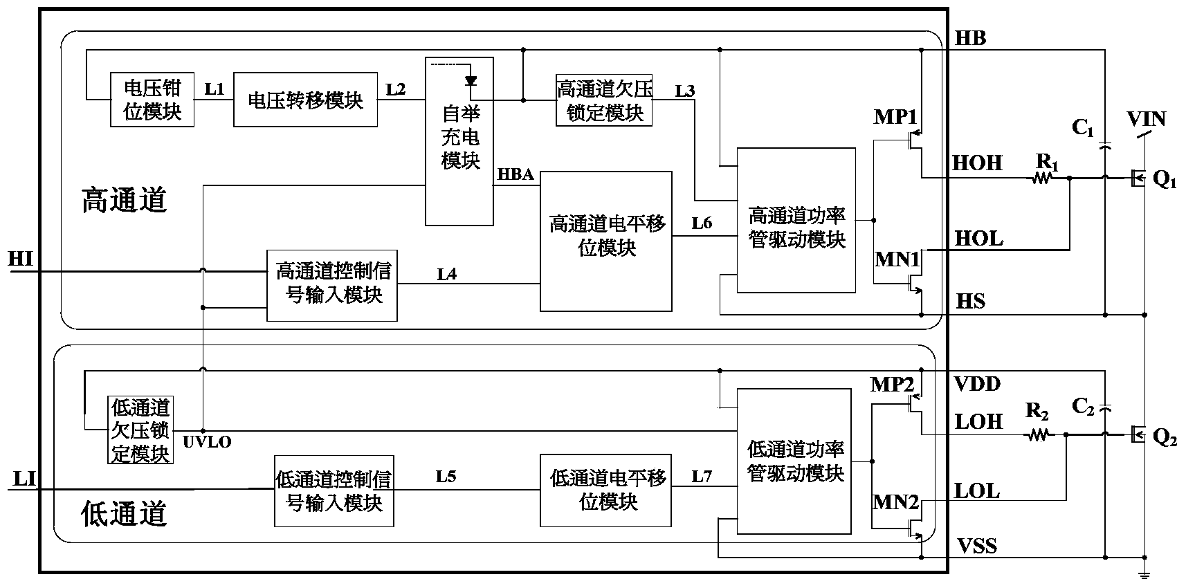 Drive circuit for GaN power devices