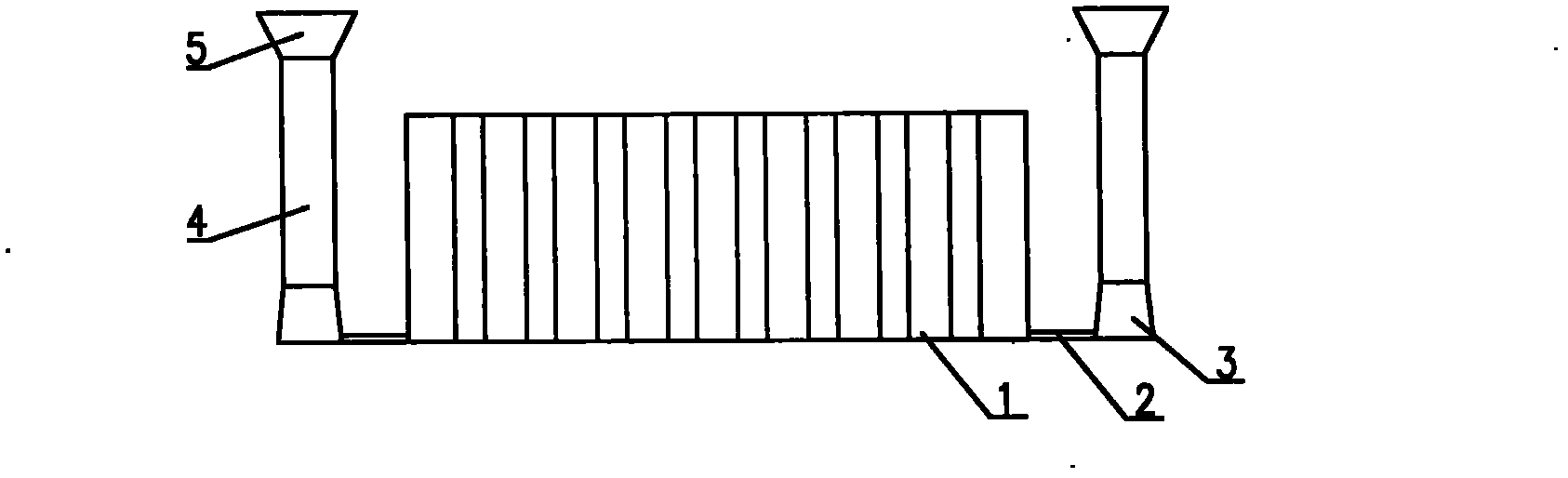 Process for casting hot air grate for blast furnace