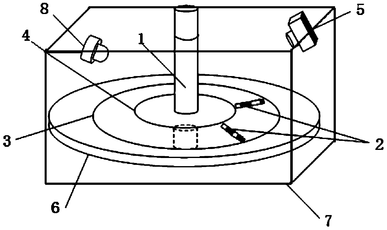 Angle detection device and method based on machine vision