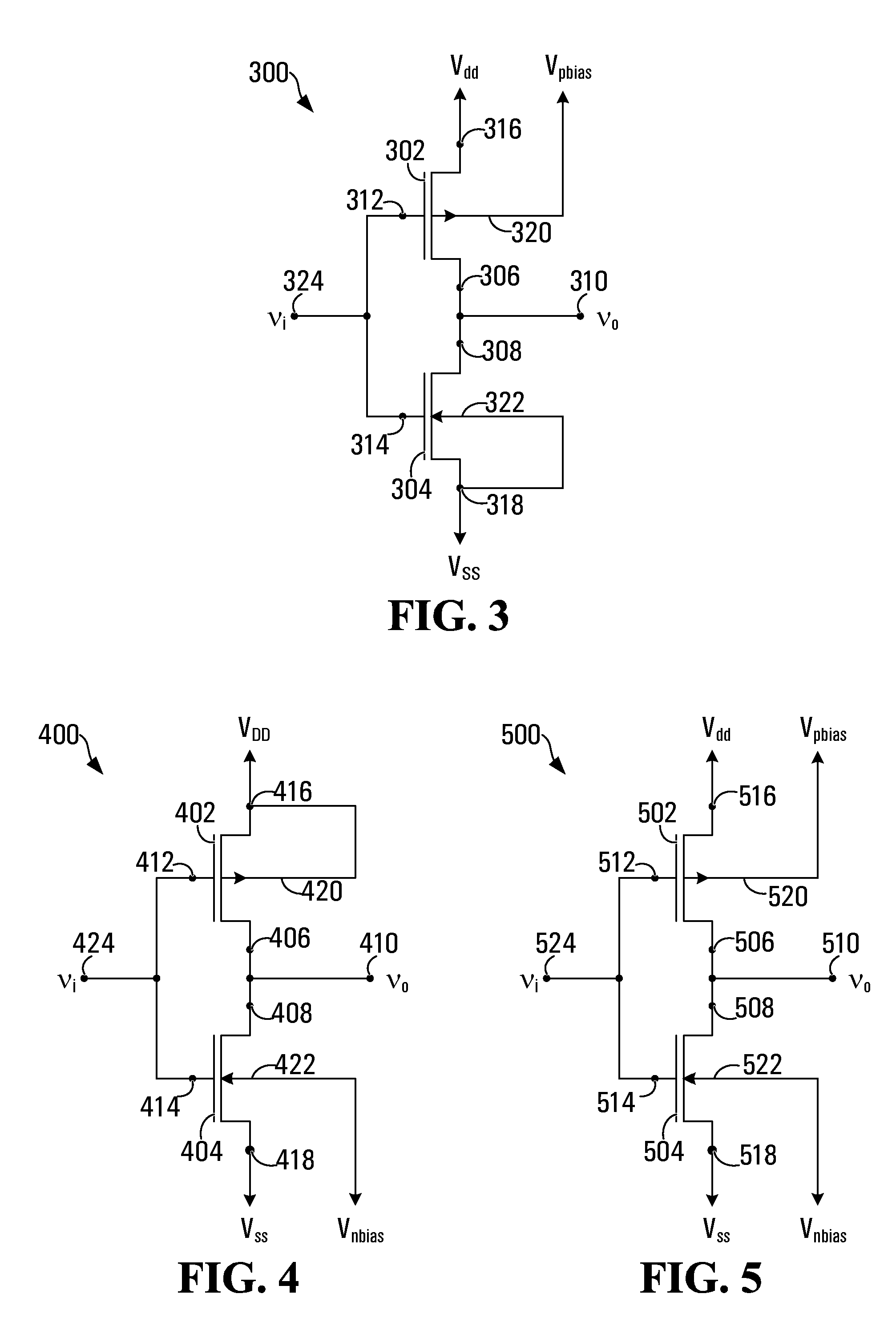 Multi-threshold voltage-biased circuits