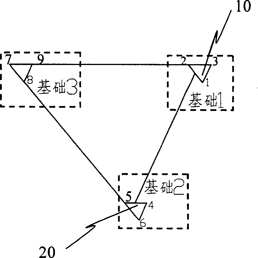 Method for balancing overturning force of major structure by foundation weight balancing