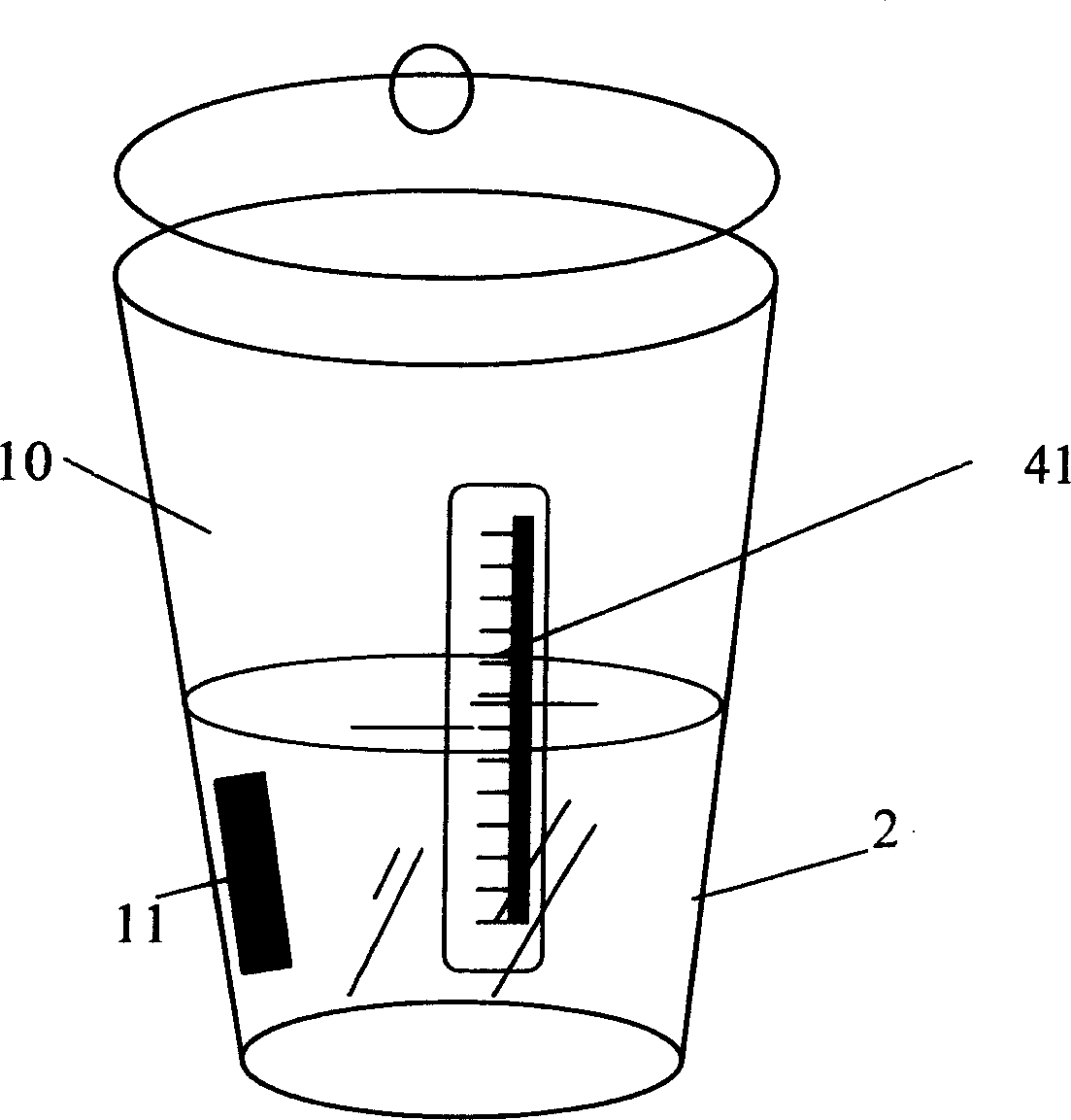 Non-electric heat type edible utensil with temperature display function