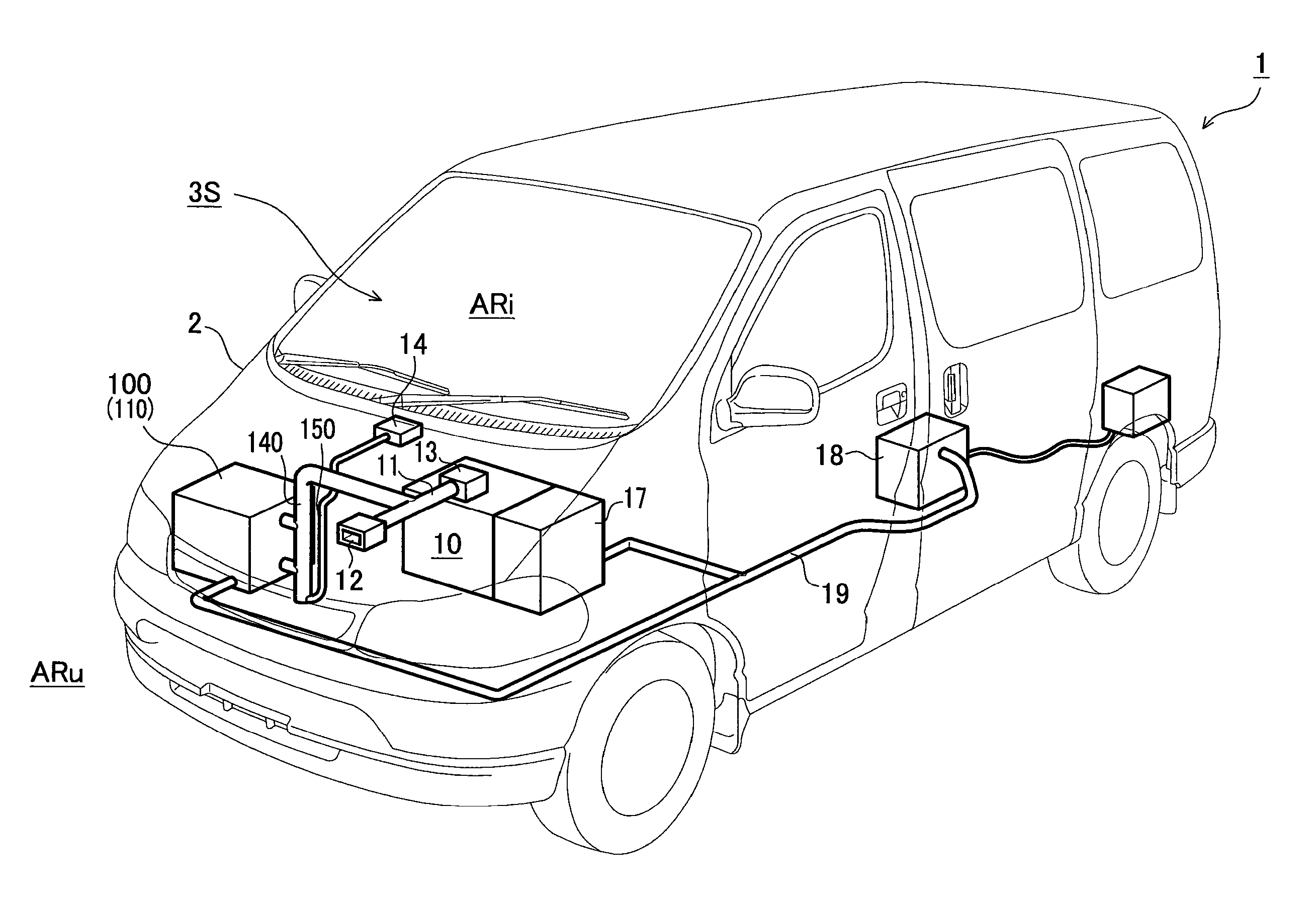 Battery cooling device, battery attached with cooling device, and vehicle